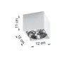 Plafonnier BLAKE, aluminium blanc, GU10 - Pas cher