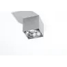 Plafonnier BLAKE, aluminium gris, GU10 - Pas cher
