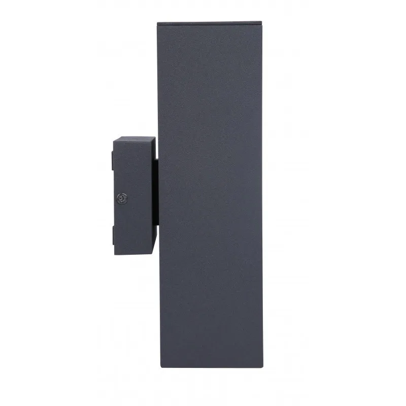 Applique murale exterieur gris anthracite led 12w-910 lumens 3000k