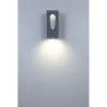Applique murale exterieur gris anthracite led 12w-910 lumens 3000k