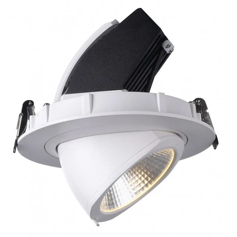 Encastrable escargot led 42W ROND blanc orientable 4000k
