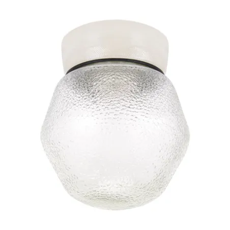 BALL LAMP VERRE Plafonnier Fluo compact/LED - Pas cher