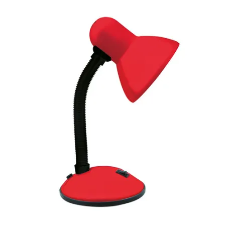 TOLA E27 ROUGE Lampe à poser Fluo compact/LED - Pas cher