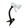 TOLA E27 SILVER CLIP Lampe à poser Fluo compact/LED - Pas cher