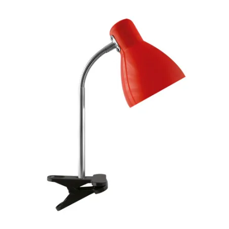 KATI E27 ROUGE CLIP Lampe à poser Fluo compact/LED - Pas cher