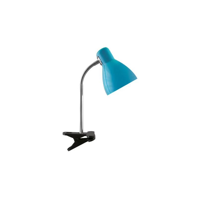 KATI E27 BLEU CLIP Lampe à poser Fluo compact/LED - Pas cher
