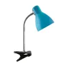 KATI E27 BLEU CLIP Lampe à poser Fluo compact/LED - Pas cher