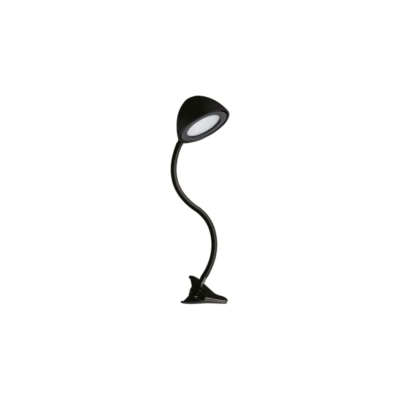 RONI LED NOIR CLIP Ampoule SMD LED. Lampe à poser SMD LED, inclus -...