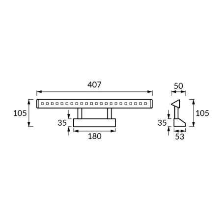RITON LED 4W CHROME MAT 4000K Luminaire SMD LED décoratif 21 SMD LE...
