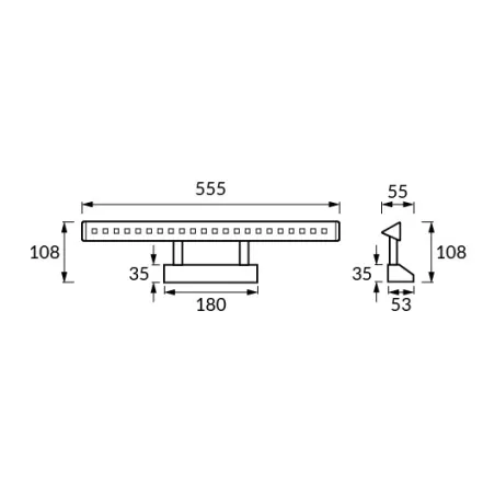 RITON LED 6W BRONZE ANTIQUE 4000K Luminaire SMD LED décoratif 30 SM...