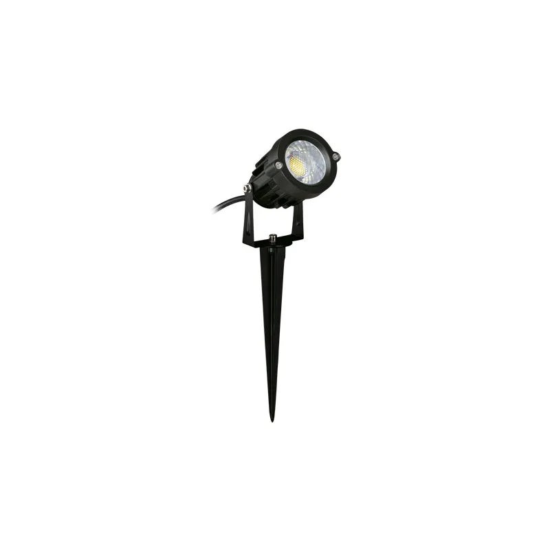 PLANT LED 5W NOIR 4500K Luminaire de jardin COB LED, inclus - Pas cher