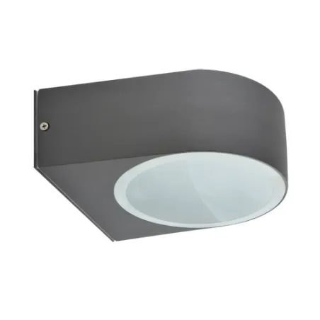 LIMO E27 GRIS FONCÉ Plafonnier Fluo compact/LED - Pas cher