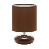 PATI E14 MARRON Lampe à poser Fluo compact/LED - Pas cher