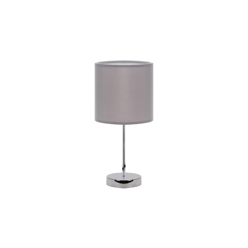 AGNES E14 GRIS Lampe à poser Fluo compact/LED - Pas cher