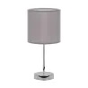 AGNES E14 GRIS Lampe à poser Fluo compact/LED - Pas cher