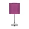 AGNES E14 VIOLET Lampe à poser Fluo compact/LED - Pas cher