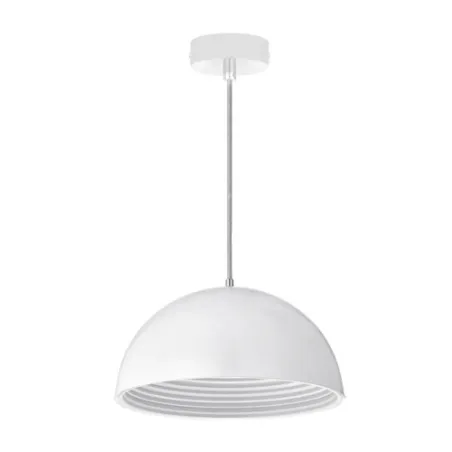 ALMERO BLANC Suspension Fluo compact/LED - Pas cher