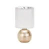 PERLO E14 GOLD/BLANC Lampe à poser Fluo compact/LED - Pas cher