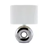GOLF E14 CHROME/BLANC Lampe à poser Fluo compact/LED - Pas cher
