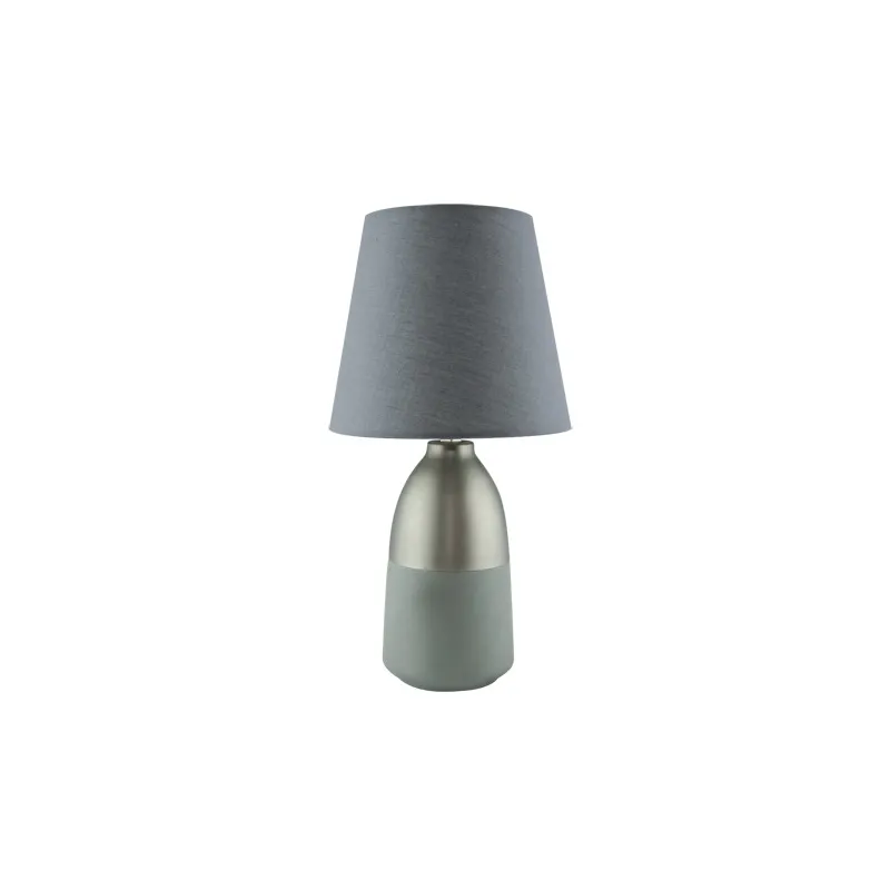 ANETA E14 GRIS Lampe à poser Fluo compact/LED - Pas cher