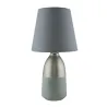 ANETA E14 GRIS Lampe à poser Fluo compact/LED - Pas cher