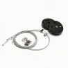 FLARA LED 24W NOIR 4000K Suspension SMD LED SMD LED, inclus - Pas cher