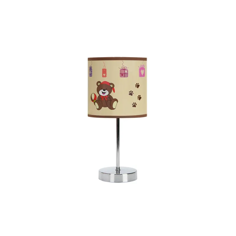NUKA E14 MARRON Lampe à poser Fluo compact/LED - Pas cher