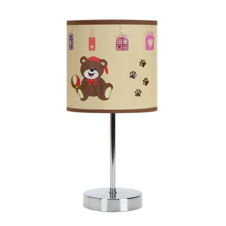 NUKA E14 MARRON Lampe à poser Fluo compact/LED - Pas cher
