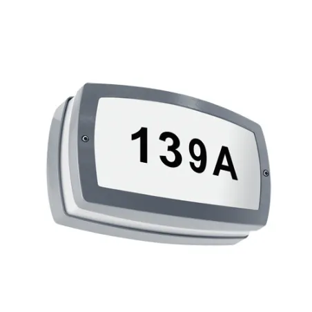 SOLINA LED L 8W GRIS 4000K Plafonnier SMD LED, inclus - Pas cher
