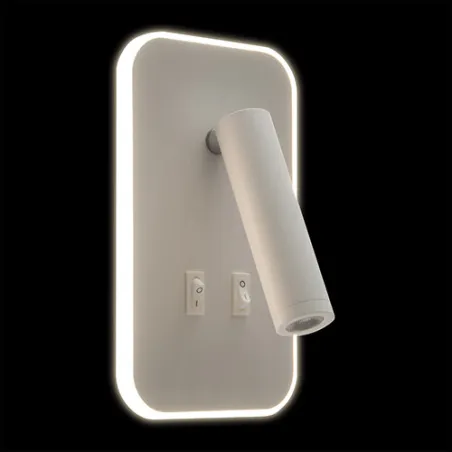 OTELLO LED D 6W+3W BLANC Luminaire SMD LED décoratif SMD LED, inclu...