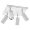 MANAM GU10 4D BLANC Applique / plafonnier GU10 - Pas cher