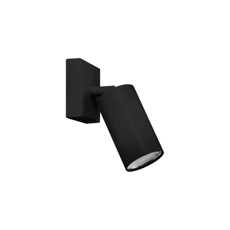 MANAM GU10 1D NOIR Applique / plafonnier GU10 - Pas cher