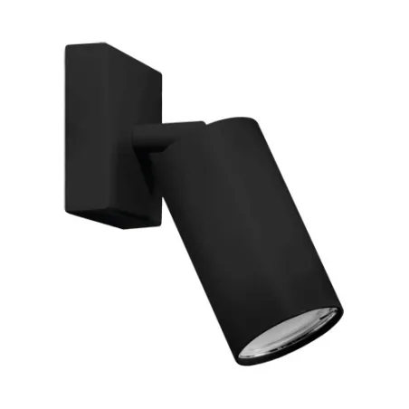 MANAM GU10 1D NOIR Applique / plafonnier GU10 - Pas cher