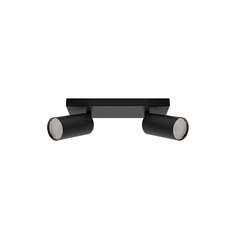 MANAM GU10 2L NOIR Applique / plafonnier GU10 - Pas cher