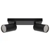 MANAM GU10 2L NOIR Applique / plafonnier GU10 - Pas cher