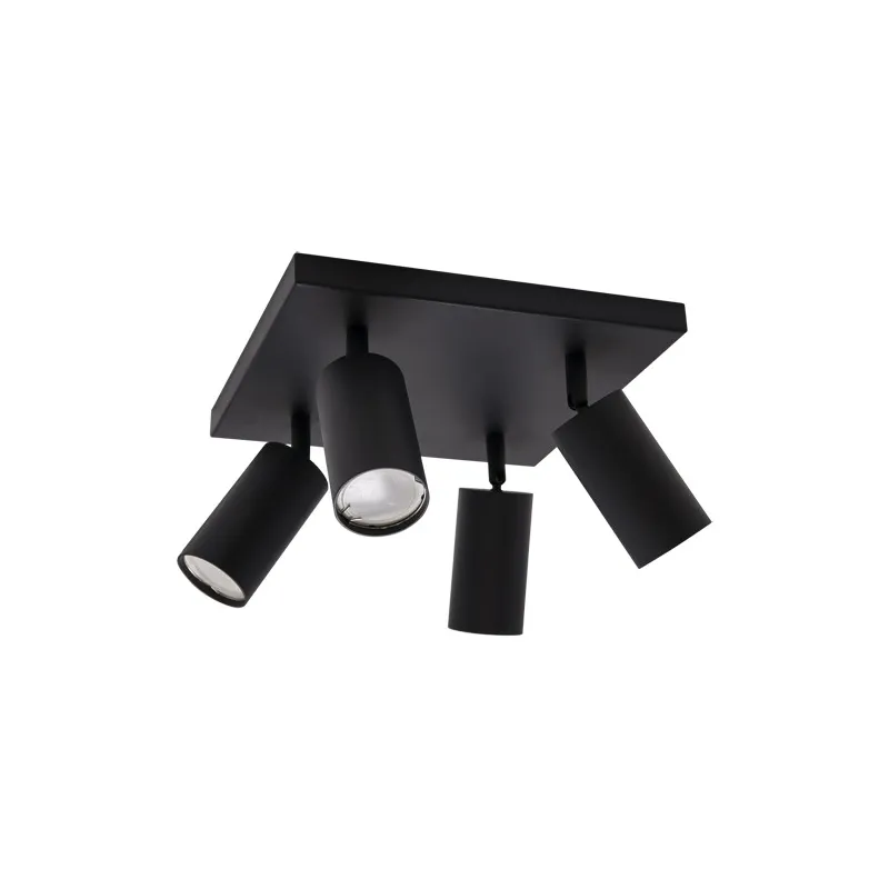 MANAM GU10 4D NOIR Applique / plafonnier GU10 - Pas cher