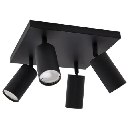MANAM GU10 4D NOIR Applique / plafonnier GU10 - Pas cher