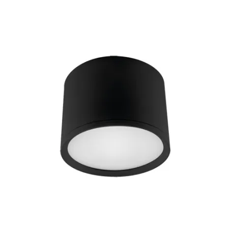ROLEN LED 7W NOIR 4000K Plafonnier SMD LED SMD LED, inclus - Pas cher