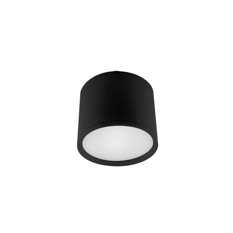 ROLEN LED 10W NOIR 4000K Plafonnier SMD LED SMD LED, inclus - Pas cher