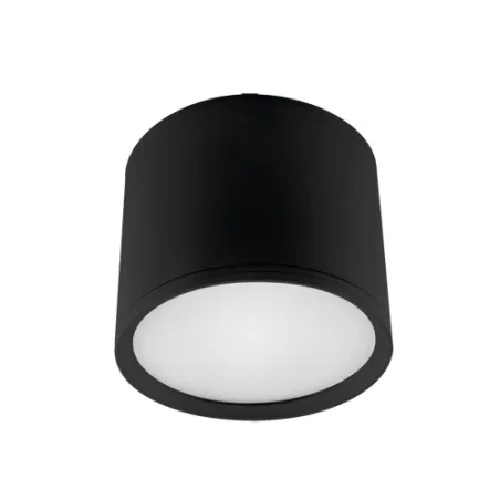 ROLEN LED 10W NOIR 4000K Plafonnier SMD LED SMD LED, inclus - Pas cher