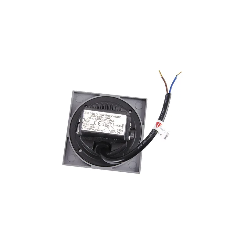 KURS LED D 1,6W GRIS 4000K Luminaire décoratif LED COB LED, inclus ...