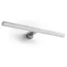 Applique led 8w Salle de bain SLEET M ip44 chromé et verre 3000k-4000k-5700k
