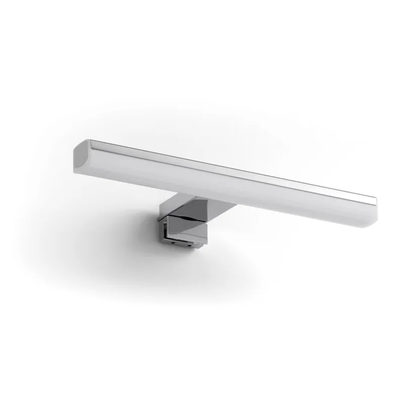 Applique led 6w Salle de bain SLEET S ip44 chromé et verre 3000k-4000k-5700k