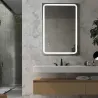 Applique miroir Salle de bain MINERVA 80cm-ip44 chromé 4000k