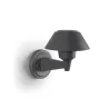 Applique murale extérieur bucket-ip65 grise 3000k 1680 lumens
