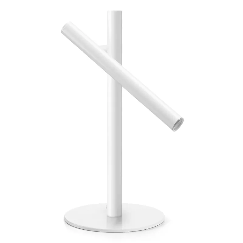 Lampe de table blanche bureau chevet Tania T micro blanc