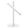 Lampe de table blanche bureau chevet Tania T micro blanc