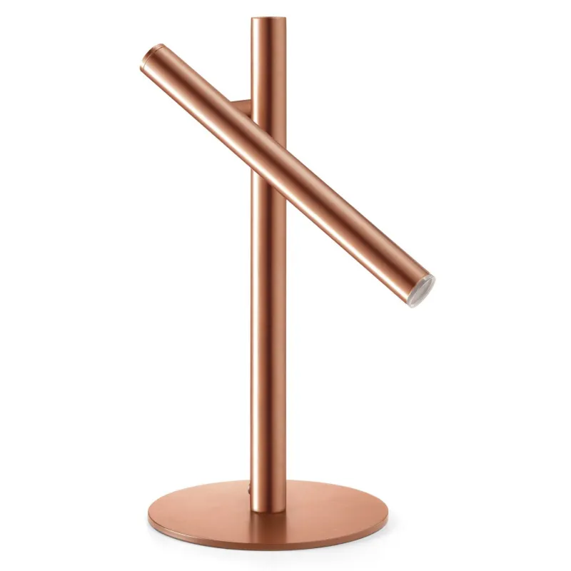 Lampe de table cuivre bureau chevet Tania T micro cuivré