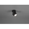 TRIO Plafonnier intérieur noir mat TAURUS - Pas cher