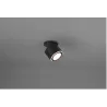 TRIO Plafonnier intérieur noir mat TAURUS - Pas cher